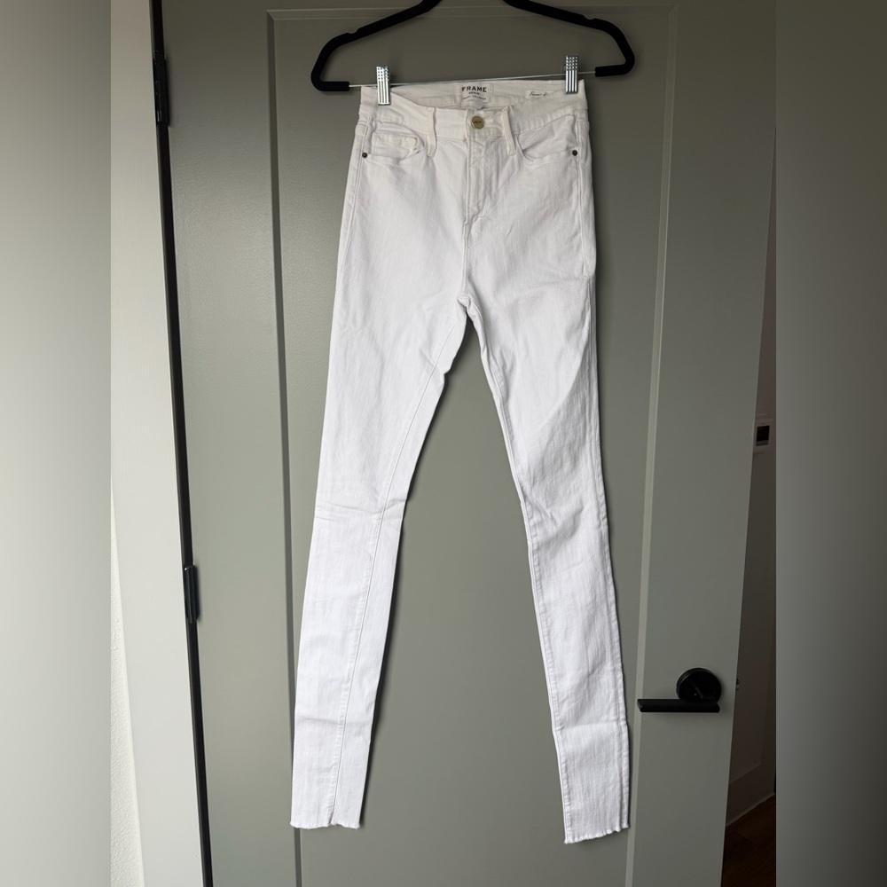 Frame Denim Women's Forever Karlie White Jeans